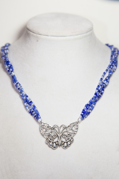 Blue Twist Butterfly