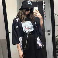 Cute Anime Sweet Girl Cartoon Short Sleeve T-shirt Print Punk Goth Loose Aesthetic Casual Summer E-Girl Kawaii Korean Japanese Harajuku - Thumbnail 9