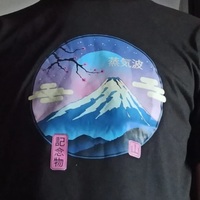 Cute Mount Fuji Japan Cartoon Anime Print Oversize Short Sleeve T-shirt Aesthetic Casual Summer E-Girl Kawaii Korean Japanese Harajuku Streetwear - Thumbnail 8