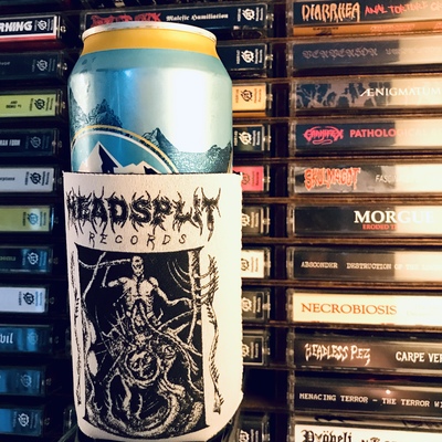 Headsplit Records koozie