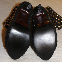  Gold Studded Booties - Thumbnail 2