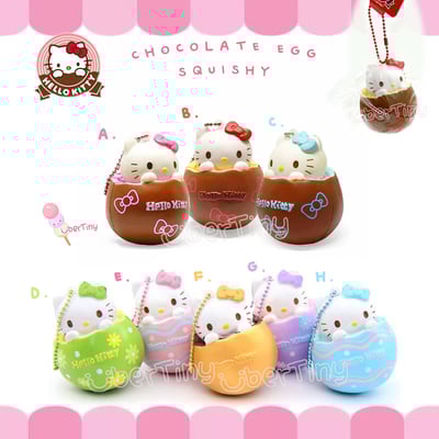 Sanrio hk chocolate egg squishy (licensed) - Thumbnail 1