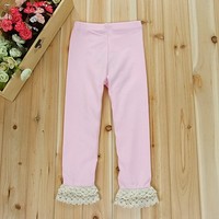 Lace Ruffled Leggings - Thumbnail 2