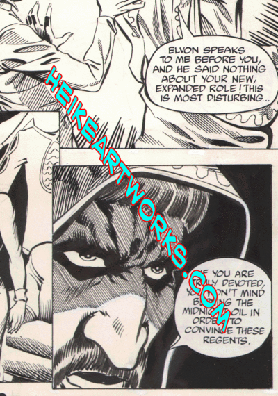 Nexus #66, Page 2 Mark G. Heike Original art First Comics PLUS book w/ Behind the scenes!