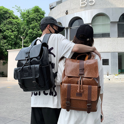 Drawstring large capacity travel backpack - Thumbnail 4