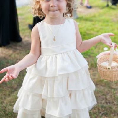 Floor length flower girl dresses for wedding