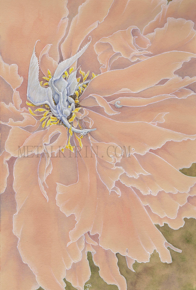 Original fantasy art: Paeonia