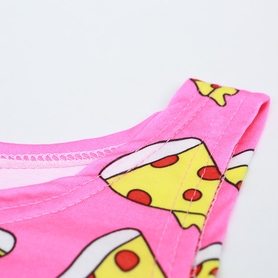 All i care about is pizza crop top