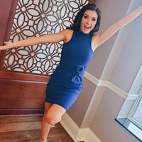 Chic Bodycon Navy Blue Short Homecoming Dresses - Thumbnail 1