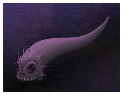 8.5" x 11" Print - Paisley Monster