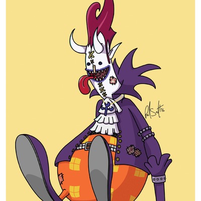 8.5" x 11" print - gekko moriah (one piece)