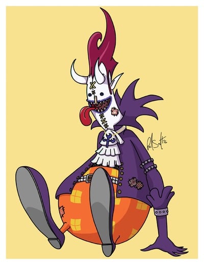 8.5" x 11" Print - Gekko Moriah (One Piece)