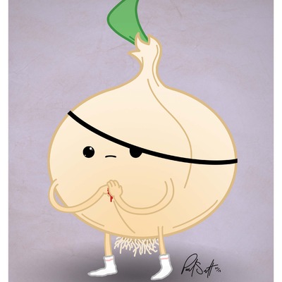 8.5" x 11" print - onion