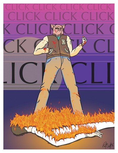 8.5" x 11" Print - Aubrey (Hotline Miami)