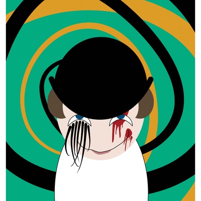 8.5" x 11" print - alex (clockwork orange)