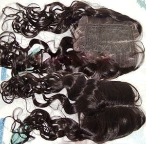 Top Closure Full Lace 10" - 18"