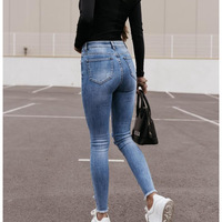 Slim Denim Trousers - Thumbnail 2