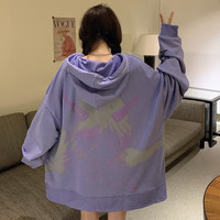 Jfashion Sailor Mars Anime Vinge Oversize Hoodie - Thumbnail 5
