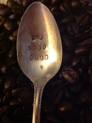 OMG SOOOOO GOOD Hand Stamped Spoon