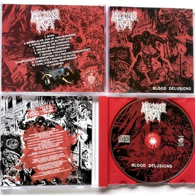 Melting rot - "blood delusions" cd