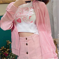 Cupid Love Heart Embroidery Tee - Thumbnail 3