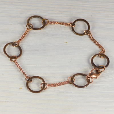 Copper Circles Bracelet