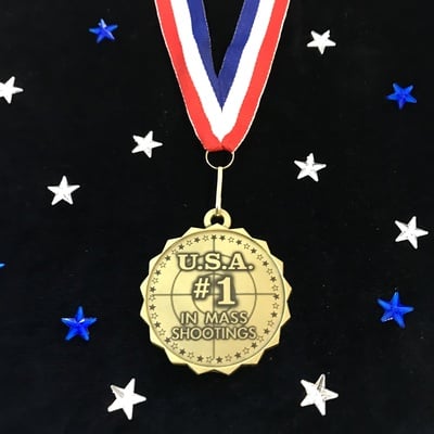 American #1 medal