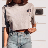 USA CROP TOP - Thumbnail 1