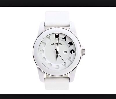 Back to marc-jacobs icon stripe white watch mbm4008