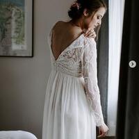 Elegnant Mermaid Lace Wedding Dresses Bridal Gowns - Thumbnail 2