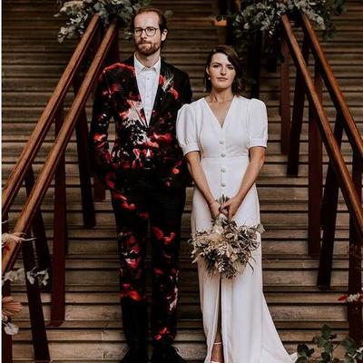 Simple mermaid wedding dresses bridal gowns