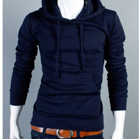 High Collar Men’s Dust Hoodies - Thumbnail 4