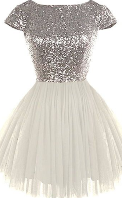 Charming Top Sequin Short Homecoming Dresses