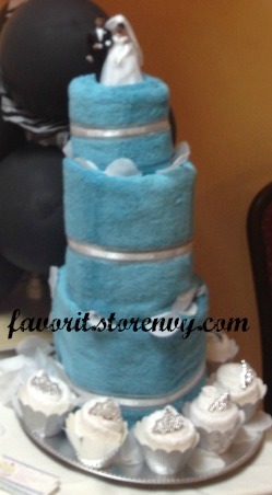 Wedding Towel Cake