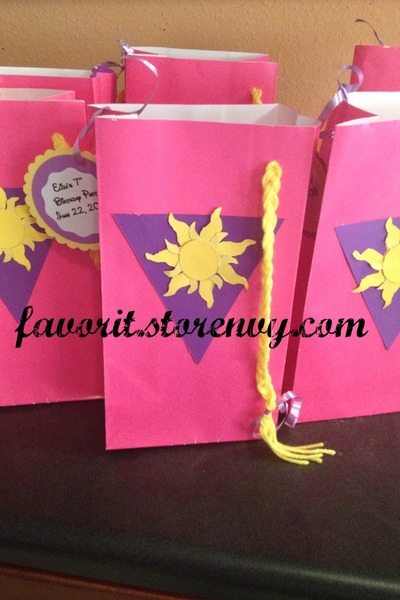 Rapunzel Party Favor Bags (12)
