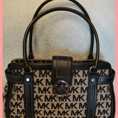 Michael kors westbury shopper black/beige purse
