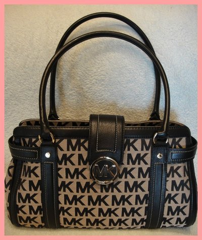 Michael kors westbury shopper black/beige purse