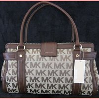 Michael Kors Westbury Shopper Brown/Beige Purse - Thumbnail 2