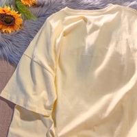 Cute Sweet Graffiti Bear Letter Print Short Sleeve Shirt Top Loose Oversize Aesthetic Casual Summer E-Girl Kawaii Korean Japanese Harajuku - Thumbnail 1