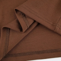 Cute Brown Alien Funny Cartoon Print Vintage Crop Top Short Sleeve Shirt Aesthetic Casual Summer E-Girl Kawaii Korean Japanese Harajuku - Thumbnail 6