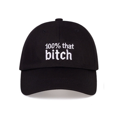 Free Shipping-"100% THAT BITCH" CAP