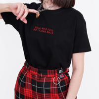 Free Shipping-"HELL IS FULL SO I CAME BACK" TEE - Thumbnail 3