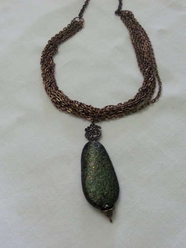 Emerald Drop necklace