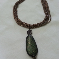 Emerald Drop necklace