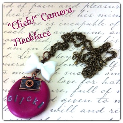 Out of stock {necklace} "click!" camera