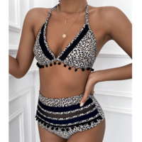 Fashion Leopard Print Sexy Suit Swimsuit - Thumbnail 1