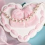Lovely Pearl Decorated Heart Bag-1