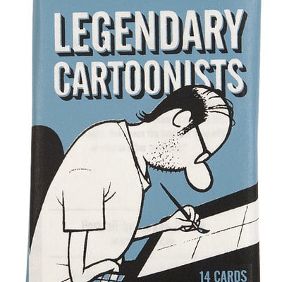 Legendary cartoonists card set