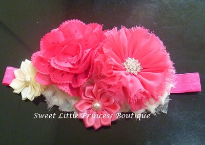 Lace Flower Headband