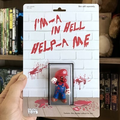 Mario-raiser figure (one-of-a-kind)